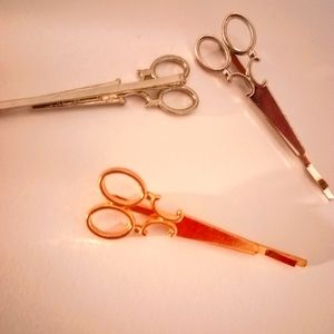 Scissors Hair Clips - Set of 3